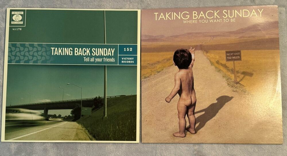 LP Vinyl Record Taking Back Sunday Tell All Your Friends & Where You Want To Be